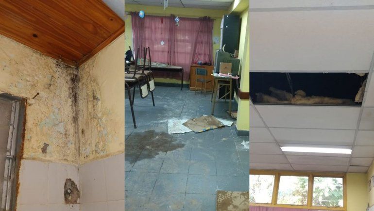 Algunos problemas edilicios en la Escuela 271 de Octavio Pico