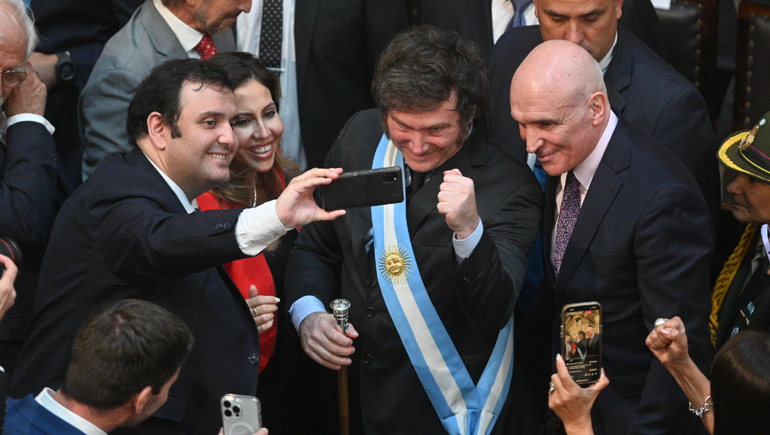 Javier Milei apuntó contra Gerardo Morales y el peronismo en su discurso.