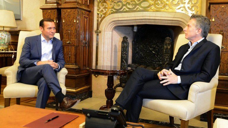 El gobernador Omar Gutiérrez se reunió con el presidente Mauricio Macri.