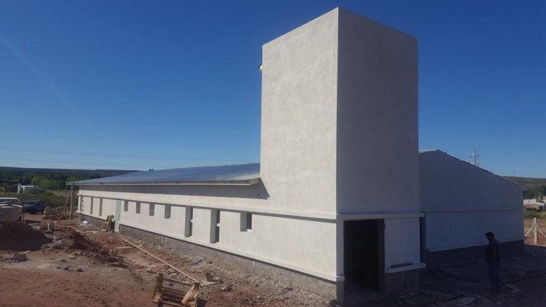 Está casi terminado el centro infantil en El Chocón