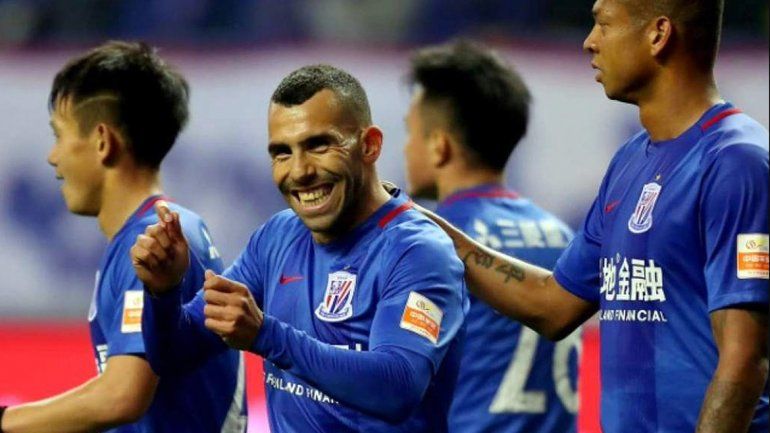 El Apache volvió al gol en el fútbol chino. Y su equipo regresó al triunfo.