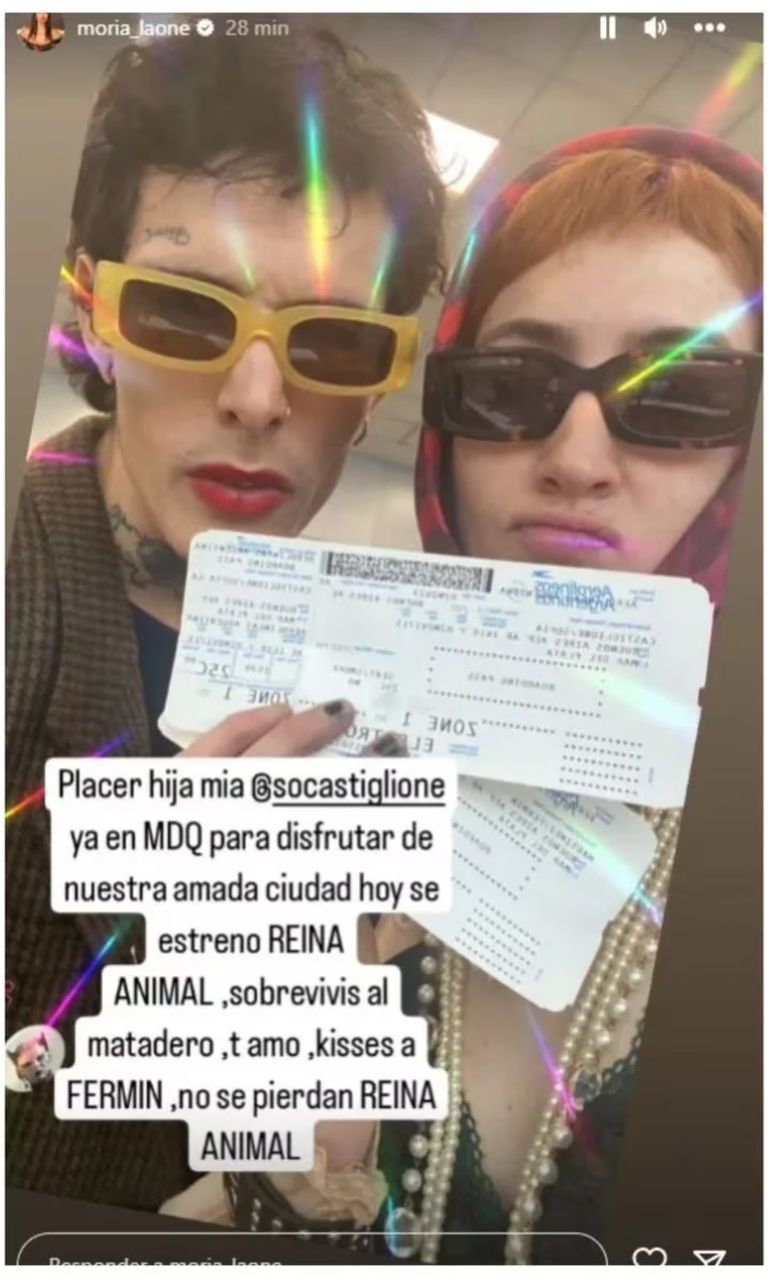 Los posteos de Moria Casán en apoyo a Sofía Gala Los posteos de Moria Casán en apoyo a Sofía Gala