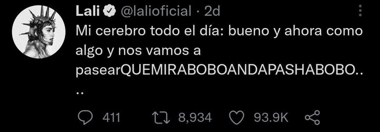 La obsesión de Lali Espósito con la frase de Lionel Messi