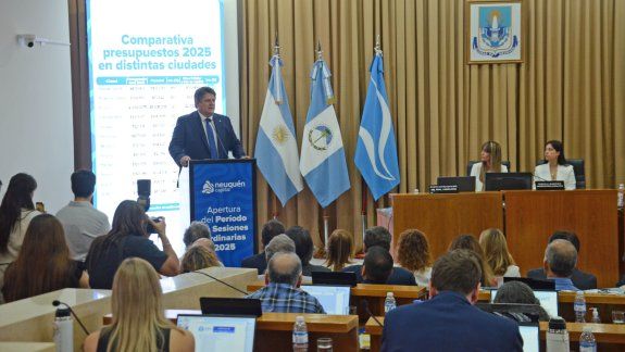 Mariano Gaido brindó su discurso basado en ejes clave para la gestión / Foto