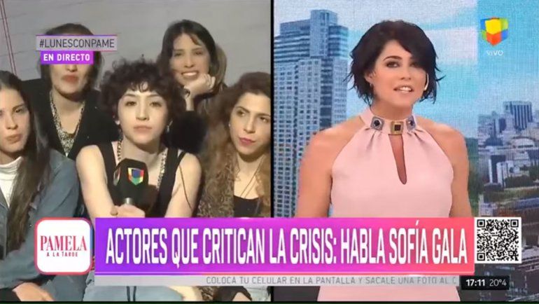 Pamela David la pasó feo por un reclamo en vivo de Sofía Gala
