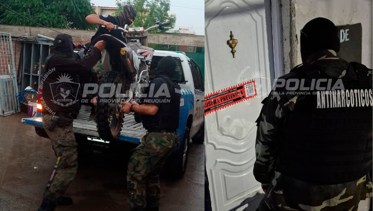 Allanamientos contra el narcotráfico en toda la provincia: dinero, drogas y armas secuestradas