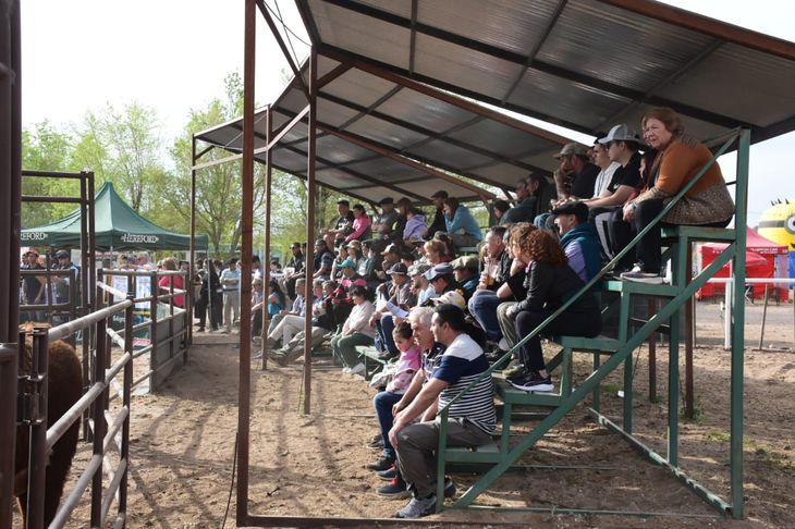 Desde las tribunas se escucharon los reclamos por mayor seguridad. Foto: Federación de Sociedades Rurales de Río Negro. Desde las tribunas se escucharon los reclamos por mayor seguridad. Foto: Federación de Sociedades Rurales de Río Negro.