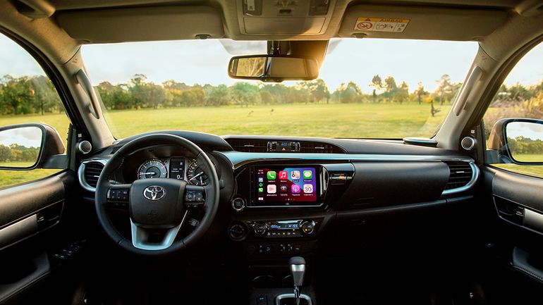 Así es el interior de la Toyota Hilux Así es el interior de la Toyota Hilux