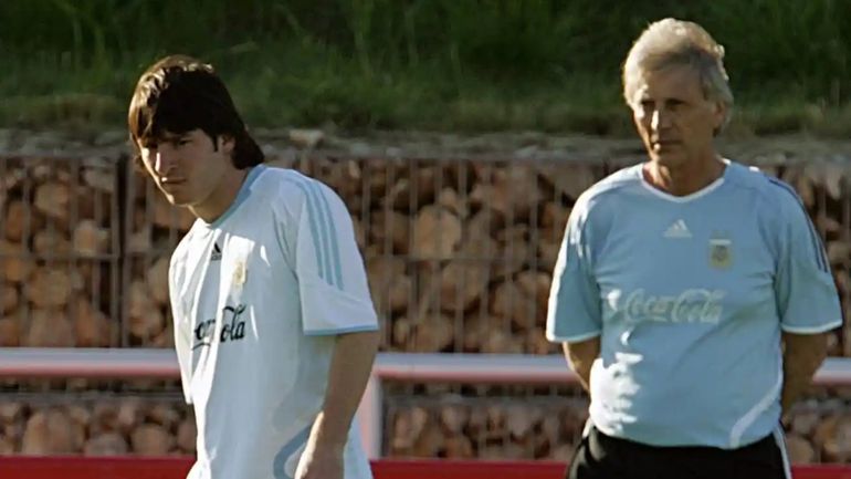Pekerman y Lionel Messi Pekerman y Lionel Messi