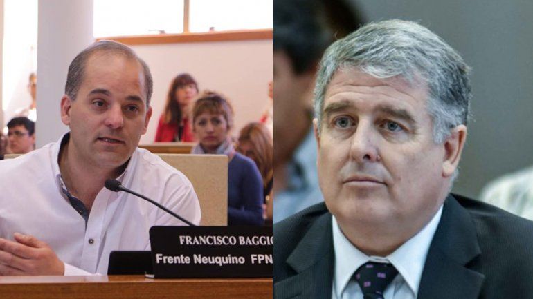 Baggio y Nicola se cruzaron por el aumento de caudal del Limay