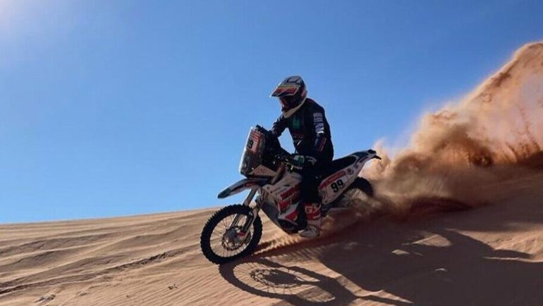 Santiago Rostan pasó otra dura prueba en el Dakar