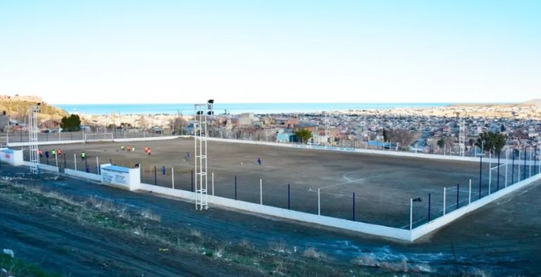 Cancha del club San Martín de Comodoro Rivadavia. Cancha del club San Martín de Comodoro Rivadavia.
