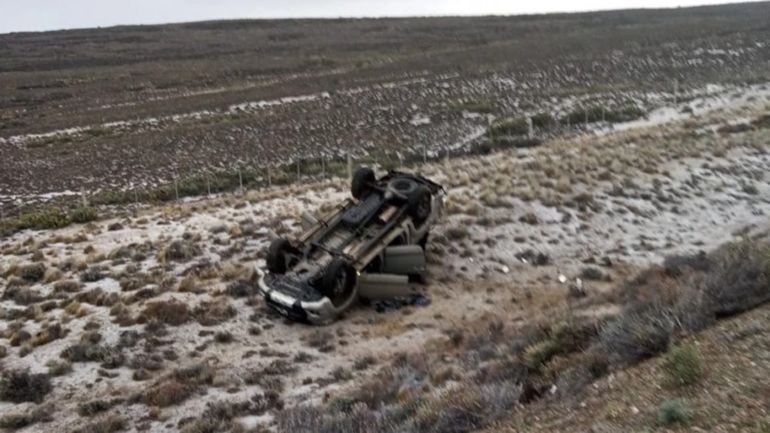 Vuelco en la Ruta 3