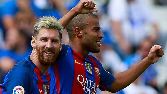 Lio fue titular en la victoria del Barça, que ganó con gol de Rafinha.