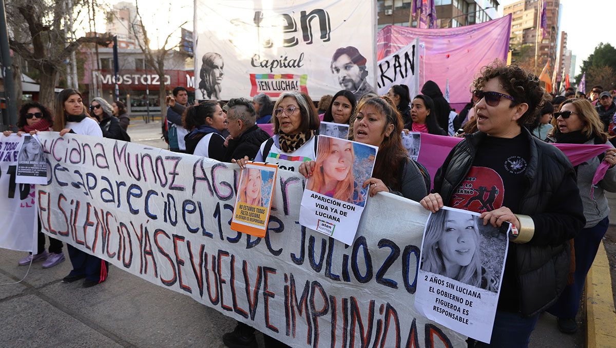 Neuquén Capital volvió a marchar por Luciana Muñoz.&nbsp;