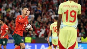 cristiano ronaldo, otra vez campeon: portugal le gano a la espana de lamine yamal la final de la nations league