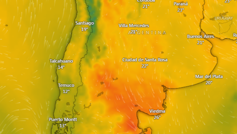 El SMN emitió alertas por altas temperaturas. Foto: Captura de pantalla