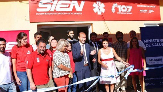 Inauguraron una base del SIEN en el aniversario de San Martín de los Andes