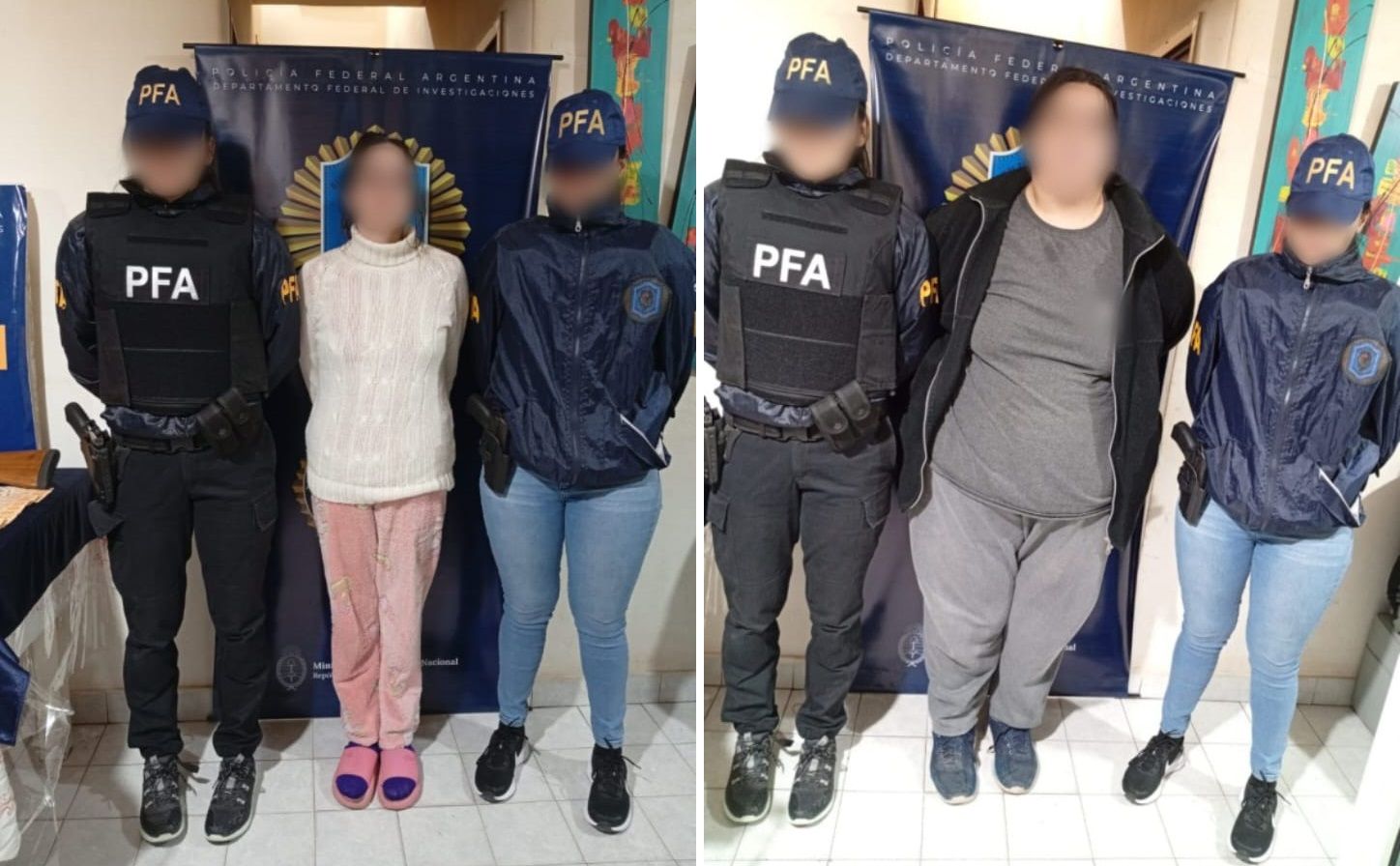 El operativo de la federal fue realizado durante la tarde del miércoles en las 1200 viviendas.