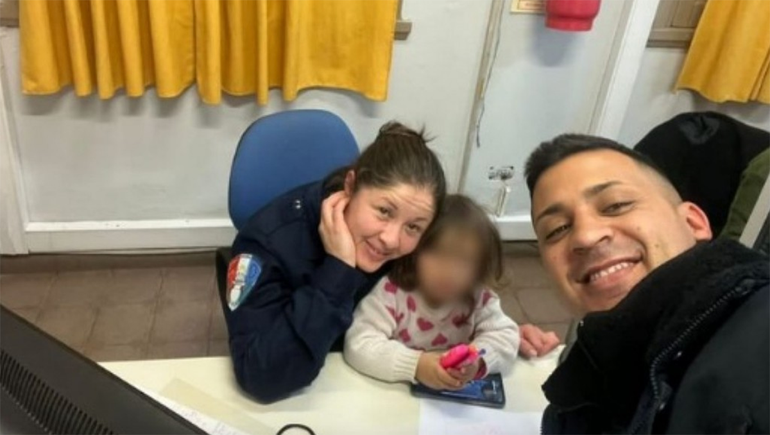 Policía rescató a beba abandonada por su madre fiestera