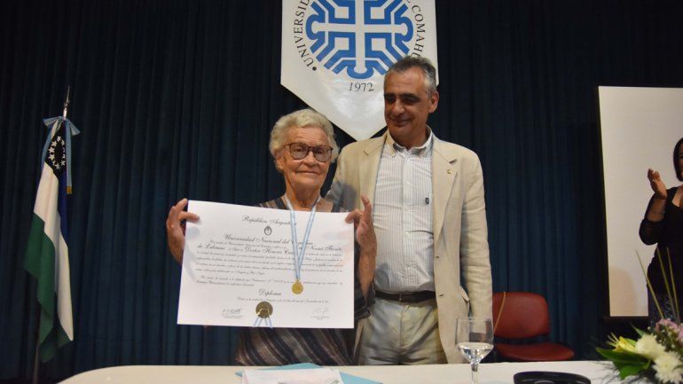 Labrune agradeció el reconocimiento a su labor por los derechos humanos.