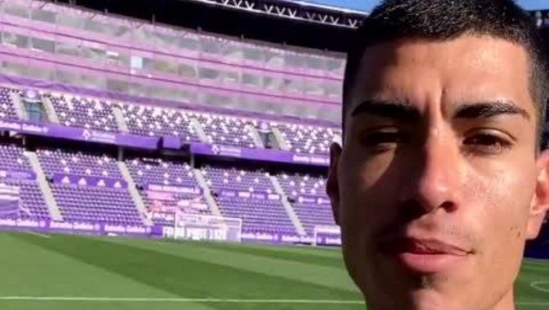 Lucas Olaza se presenta oficialmente con el Valladolid