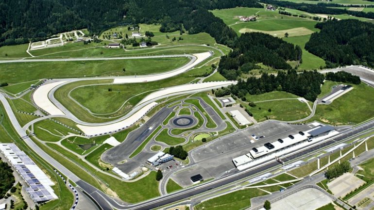 El circuito del Gran Premio de Austria El circuito del Gran Premio de Austria