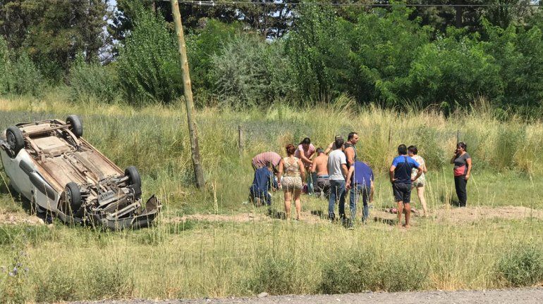 Por la mala maniobra de otro vehículo, volcó y murió en la Ruta 151