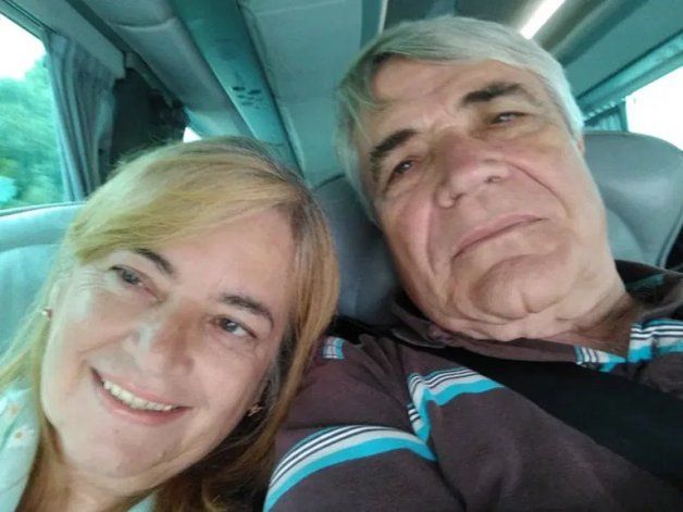 Basil Goncalves y su esposa Charmagne