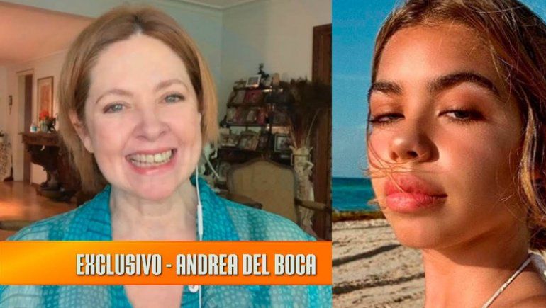 Andrea del Boca, quebrada, contó detalles de los terribles abusos que sufrió su hija