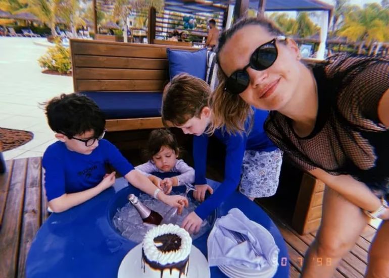 Las vacaciones de Germán Paoloski y su familia Las vacaciones de Germán Paoloski y su familia