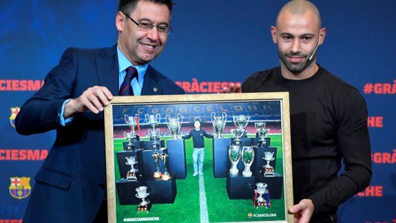 Mascherano se despidió del Barça: El sueño terminó