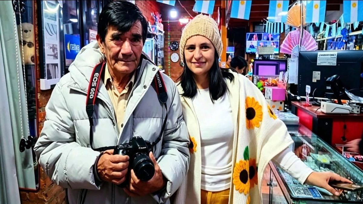 Adán y su hija Noelia.