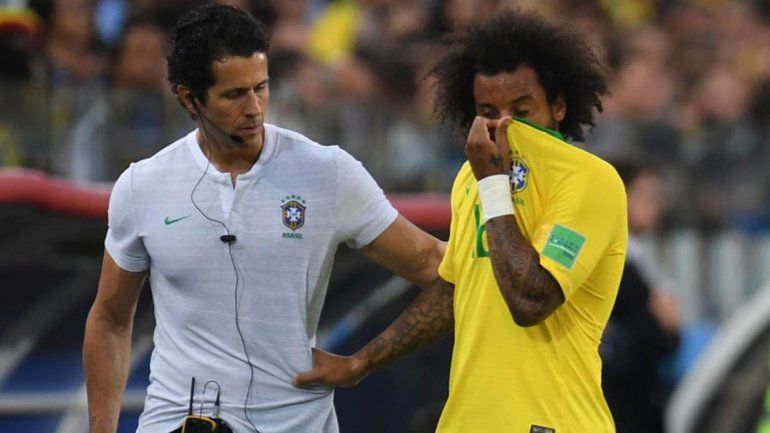 Alarma en Brasil: Marcelo se fue lesionado