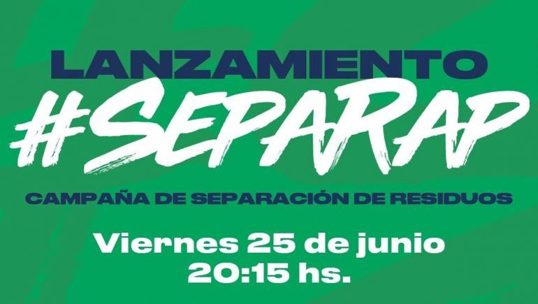 La Muni lanza el Separap, la campaña de separación de residuos
