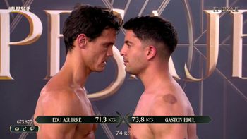 Gastón Edul vs. Edu Aguirre. Gastón Edul vs. Edu Aguirre.