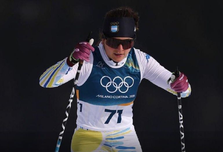 Nahiara Díaz ya compite en los Juegos Olímpicos de Invierno en Italia