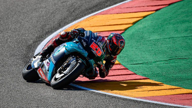Fabio Quartararo se quedó con la pole position en Aragón