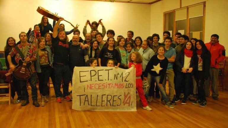 Los estudiantes de la escuela técnica fueron persistentes en el pedido.