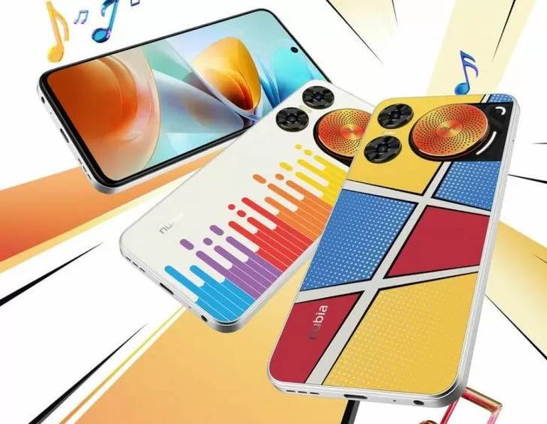 El nubia Music 2 viene con diseños llamativos. El nubia Music 2 viene con diseños llamativos.