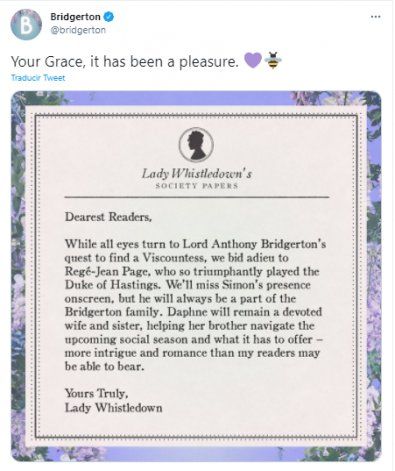 Netflix: Regé-Jane Page no estará en la segunda temporada de