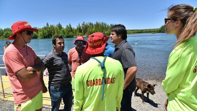 Gaido pasó por el balneario y anunció un centro operativo