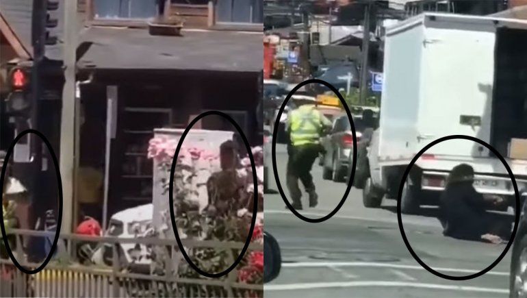 Chile: el video del fatal ataque de carabineros contra un malabarista