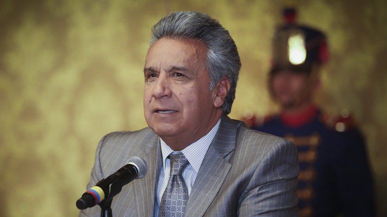 Lenín Moreno encontró una cámara oculta en su despacho.