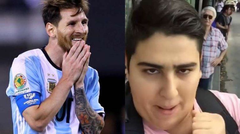 Ya salieron las medias del hit traeme la Copa, Messi