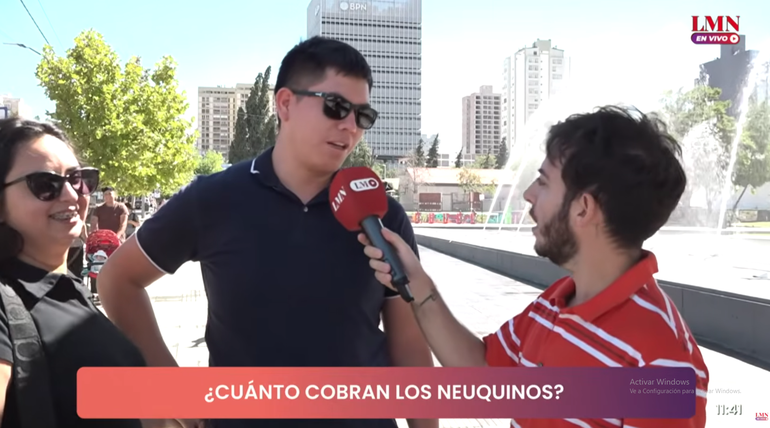 El móvil de LM Neuquén en vivo salió a averiguar cuánto ganan los neuquinos y si pueden ahorrar.