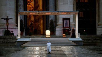 El Papa durante la pandemia.