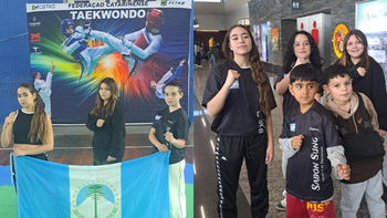 La escuela de taekwondo Sabon Sung ya está en Brasil y se prepara para la competencia.