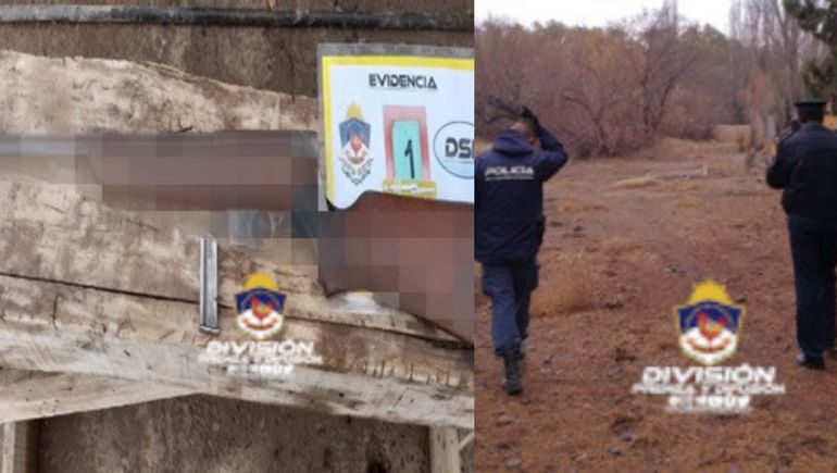 Allanamiento por el robo de un caballo dio con marihuana y municiones