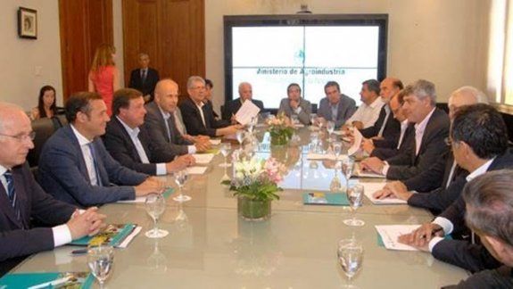 gutierrez y brillo se reunieron con el ministro de agroindustria